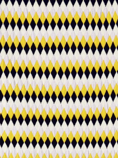 La Doublej Striped Midi Skirt In Multi