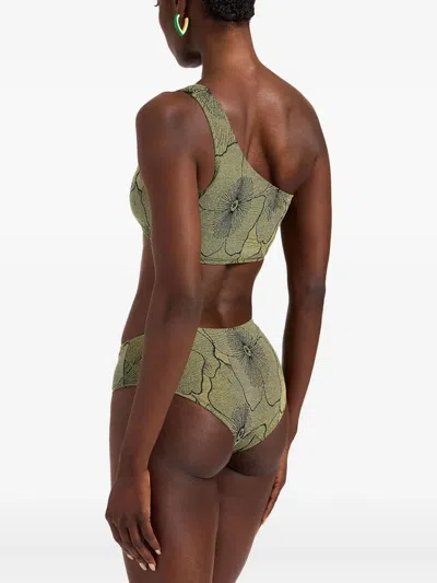 La Doublej Goddess Bikini Top Primrose In Green