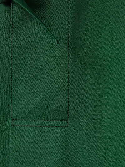 La Doublej Oversized Cotton Linen Shirt In Green
