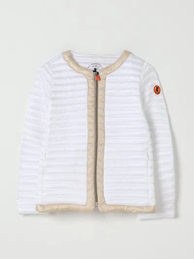 Save The Duck Jacket  Kids Color White In White