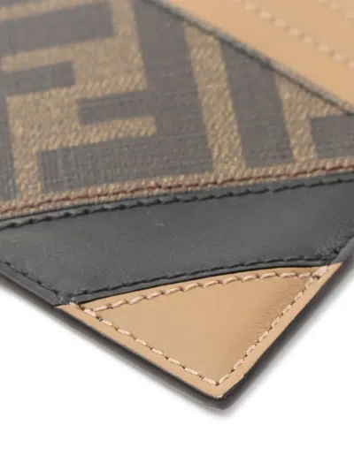Pre-owned Fendi 2020s Zucca Canvas Cardholder