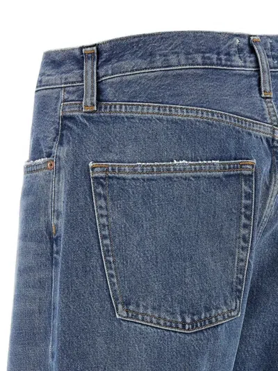 Agolde 'kelly' Jeans With Rivet Details In Blue