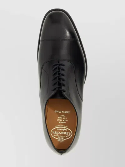 Church's Polished Leather Lace-up Shoes In Black