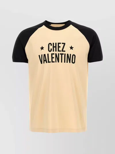 Valentino Men's T-shirt Chez In Neutral