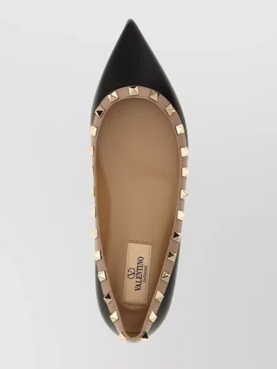 Valentino Rockstud Leather Flat