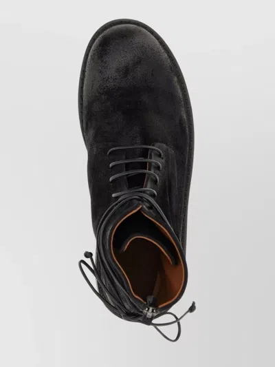 Marsèll Wrap Ankle Round Toe Textured Boots