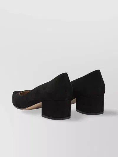 Gianvito Rossi Black Suede Pumps In Black