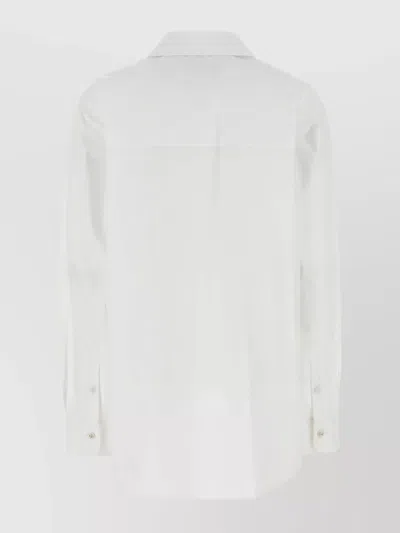 Gucci Camicia Oversize In Popeline Bianco  Donna In White