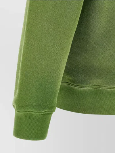 Valentino Cotton S Graphic Print Sweater In Green