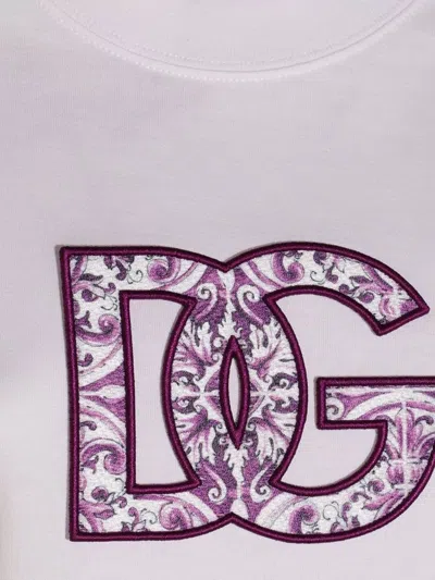 Dolce & Gabbana Dolce&gabbana Women Maiolica T-shirt In White