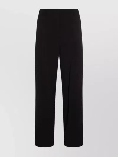 Jean Paul Gaultier Everyday Trousers With Belt Loops And Pockets In Black