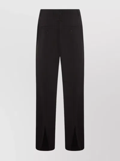 Jean Paul Gaultier Everyday Trousers With Belt Loops And Pockets In Black