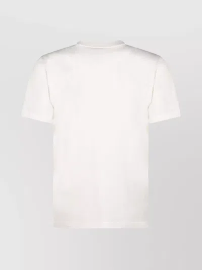 Burberry 'seth' Crew Neck T-shirt In Gold