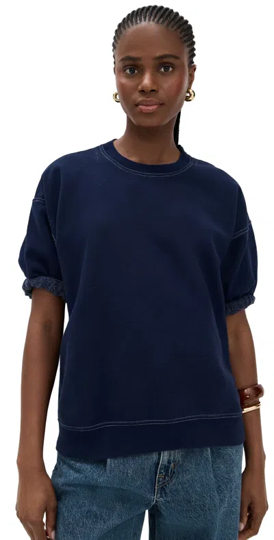 Rachel Comey Stanza Sweatshirt Navy In Blue