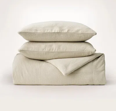 Boll & Branch Dream Duvet Set In Neutral