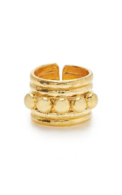 Sylvia Toledano Olympe 22k Yellow Gold-plated Ring In Gold