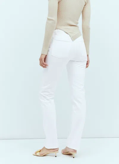 Jacquemus Women Le De Nimes Linon Jeans In White