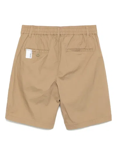 Izzue Logo-patch Shorts In Nude