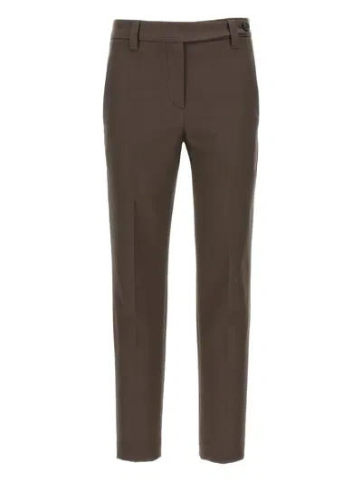 Brunello Cucinelli Tailored Trousers With Back Pocket And Belt Loops