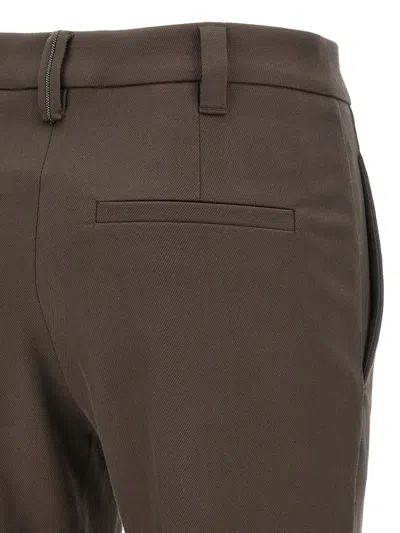 Brunello Cucinelli Tailored Trousers With Back Pocket And Belt Loops