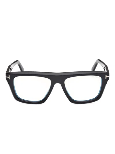 Tom Ford Square-frame Glasses In Black