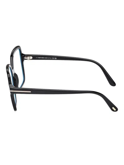 Tom Ford Square-frame Optical Glasses In Black