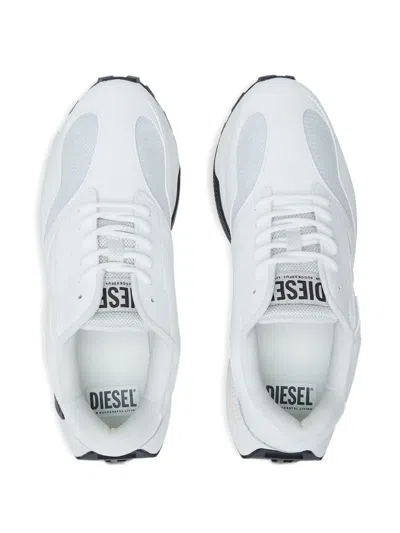 Diesel Runner S-tame-d Sneakers With Mesh Panels And Rubber Sole In Multi