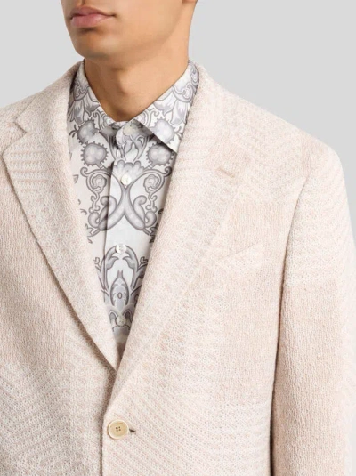Etro Herringbone-pattern Blazer