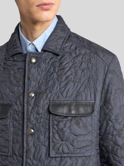 Etro Quilted Jacket With Pockets