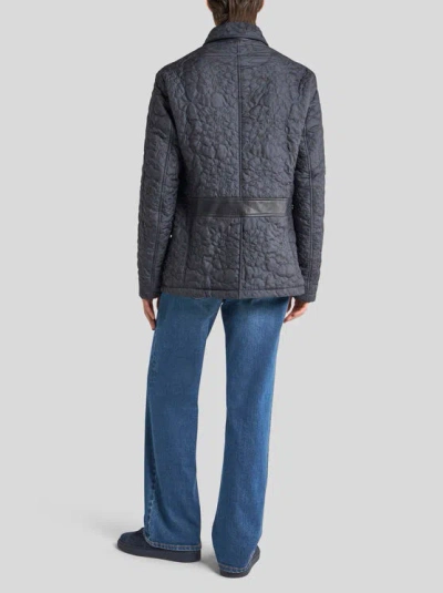 Etro Quilted Jacket With Pockets
