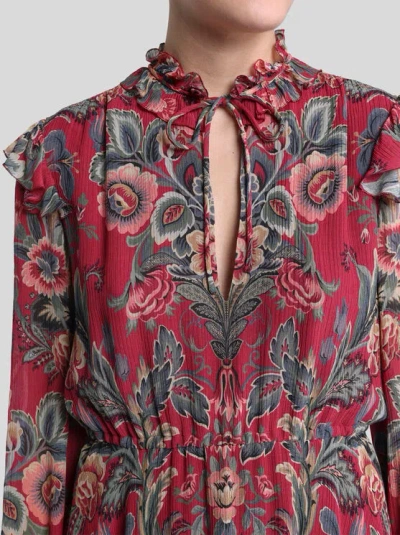 Etro Ruffled Hem Mini Dress