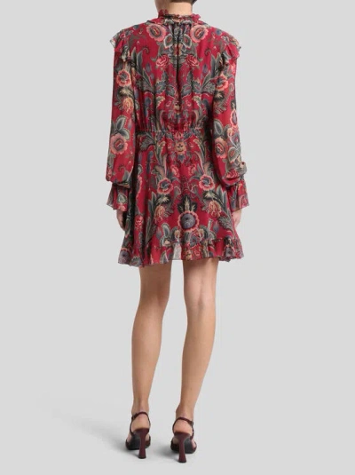 Etro Ruffled Hem Mini Dress