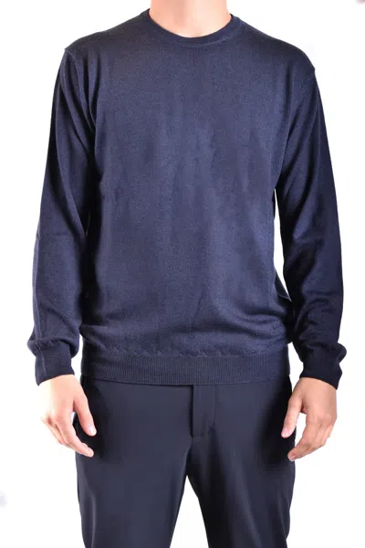 Woolrich Crew Neck Sweaters Long Sleeves In Blue