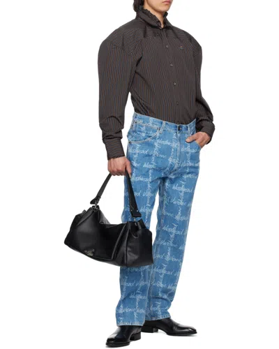 Vivienne Westwood Drunken Jeans In Blue