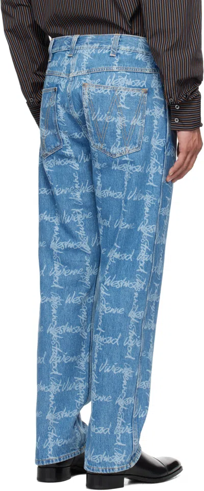 Vivienne Westwood Drunken Jeans In Blue