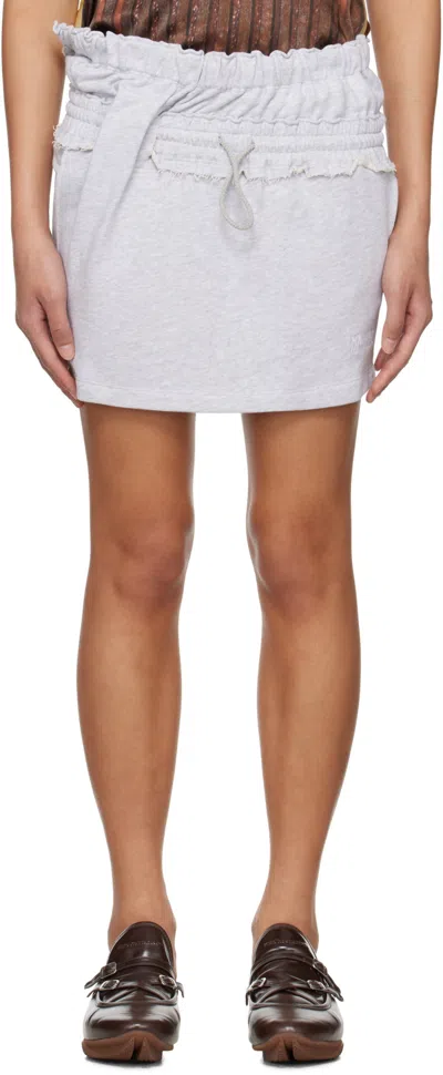 Magliano Provincia Mini Skirt In Light Melange