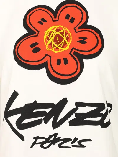 Kenzo T-shirt In Cotone Bianco  Donna In White