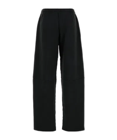 Alexander Wang Cotton Joggers With Side Pockets And Relaxed Fit In Black