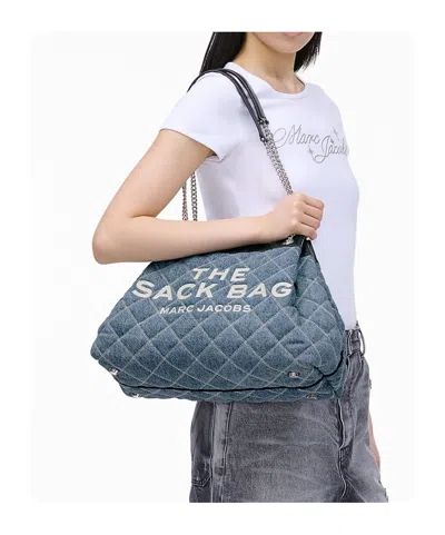 Marc Jacobs The Chain Sack Large Cotton Shoulder Bag