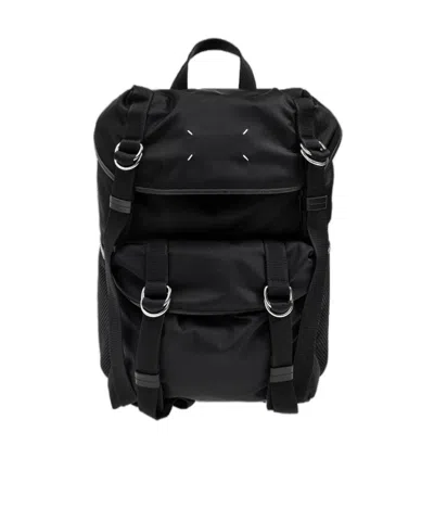 Maison Margiela Medium High-tech Backpack In Black