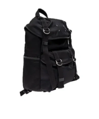 Maison Margiela Medium High-tech Backpack In Black