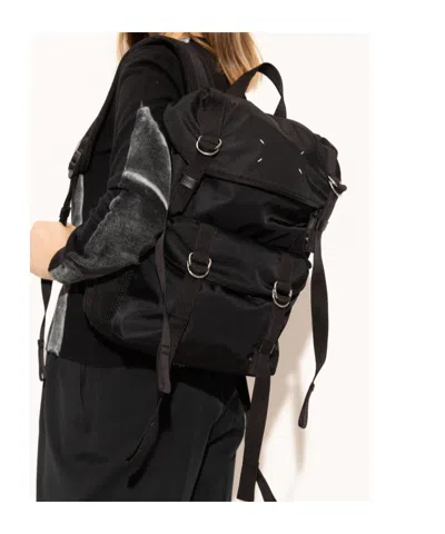 Maison Margiela Medium High-tech Backpack In Black