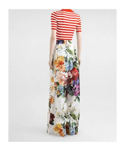 Dolce & Gabbana Viscose Polo In Multi