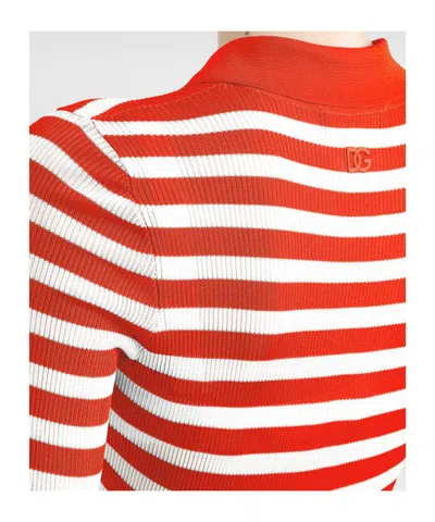 Dolce & Gabbana Viscose Polo In Multi