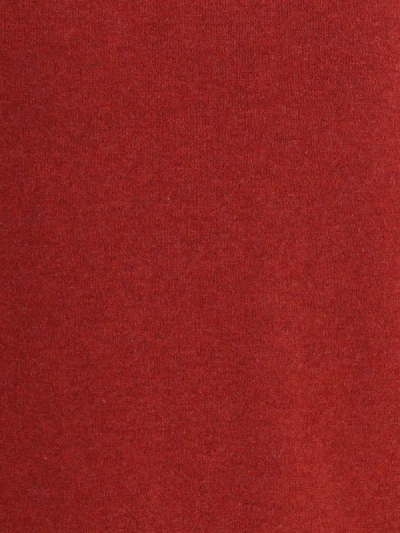 Brunello Cucinelli Cashmere Crew Neck Sweater In Red