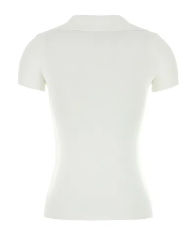 Balenciaga White Short-sleeve Nano Bb Tank Top In White