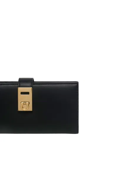 Ferragamo Bifold Wallet In Black