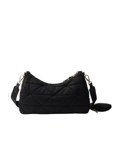 Prada Large Black Padded Re-nylon Bag Women
