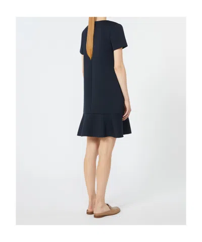 Max Mara Jersey Mini Dress In Black