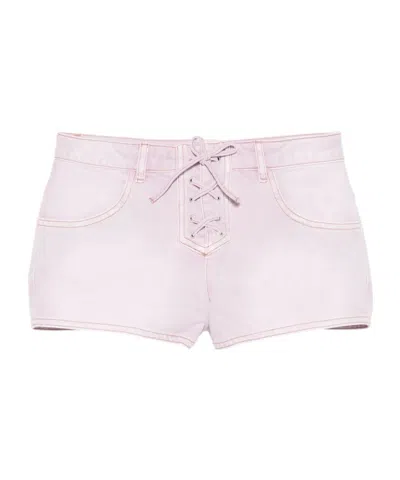 Isabel Marant Tailored Shorts With Multiple Pockets In Pink